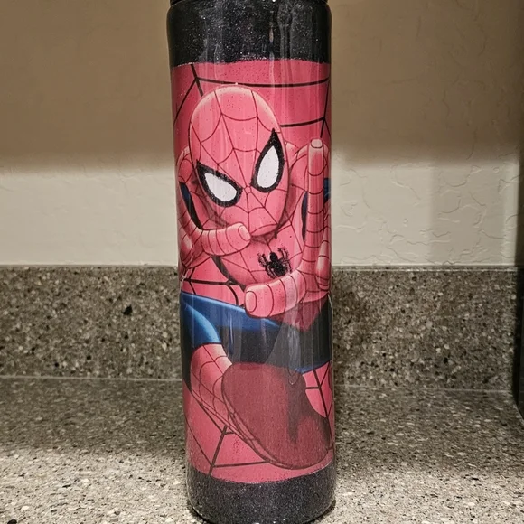 Spider man tumbler 35oz stainless steel - Picture 2 of 8